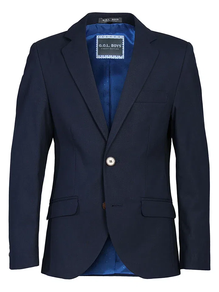 Костюм классический Regular fit G.O.L. Finest Collection, темно-синий — фото 4