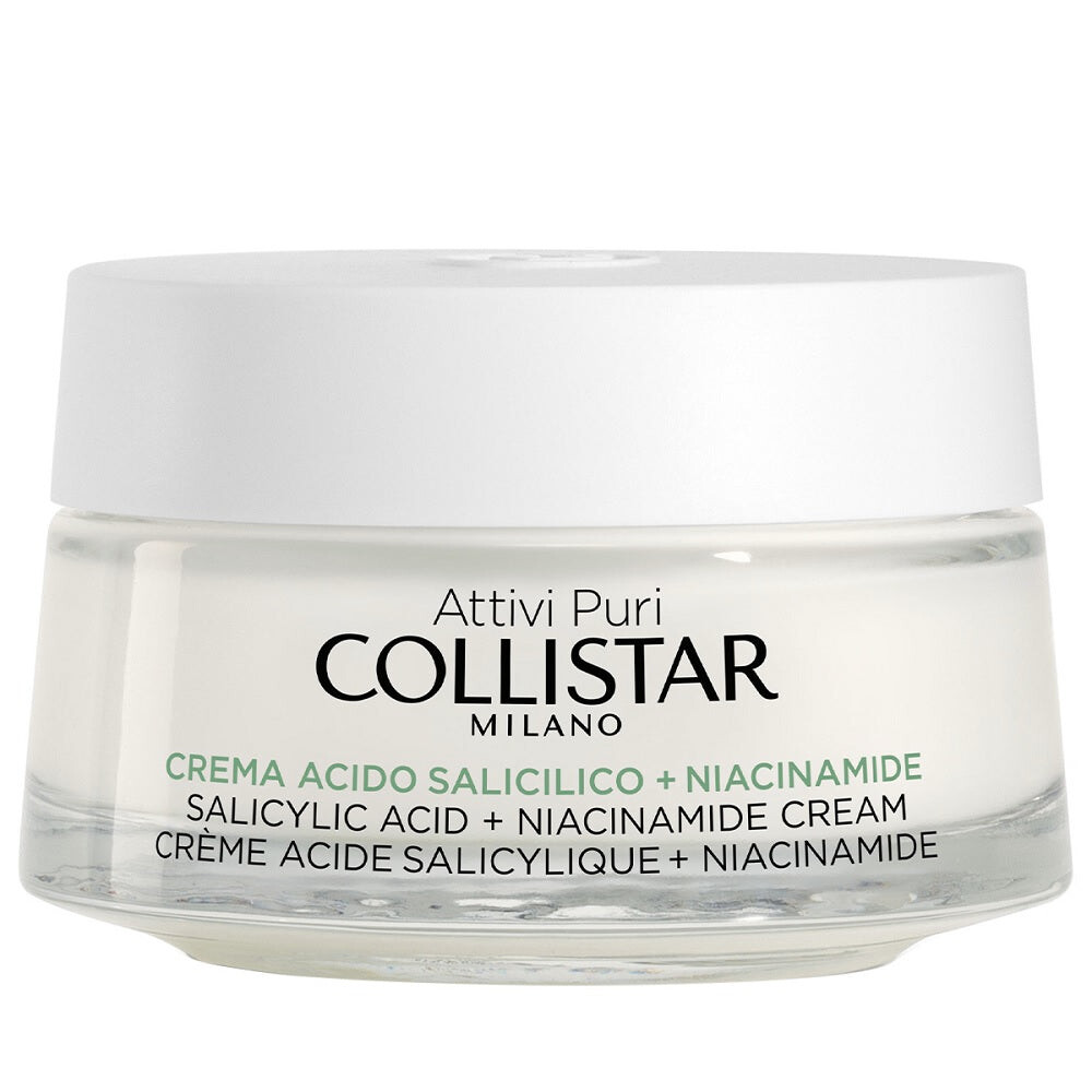 

Collistar Крем Attivi Puri Salicylic Acid + Niacinamide Cream с салициловой кислотой и ниацинамидом 50мл