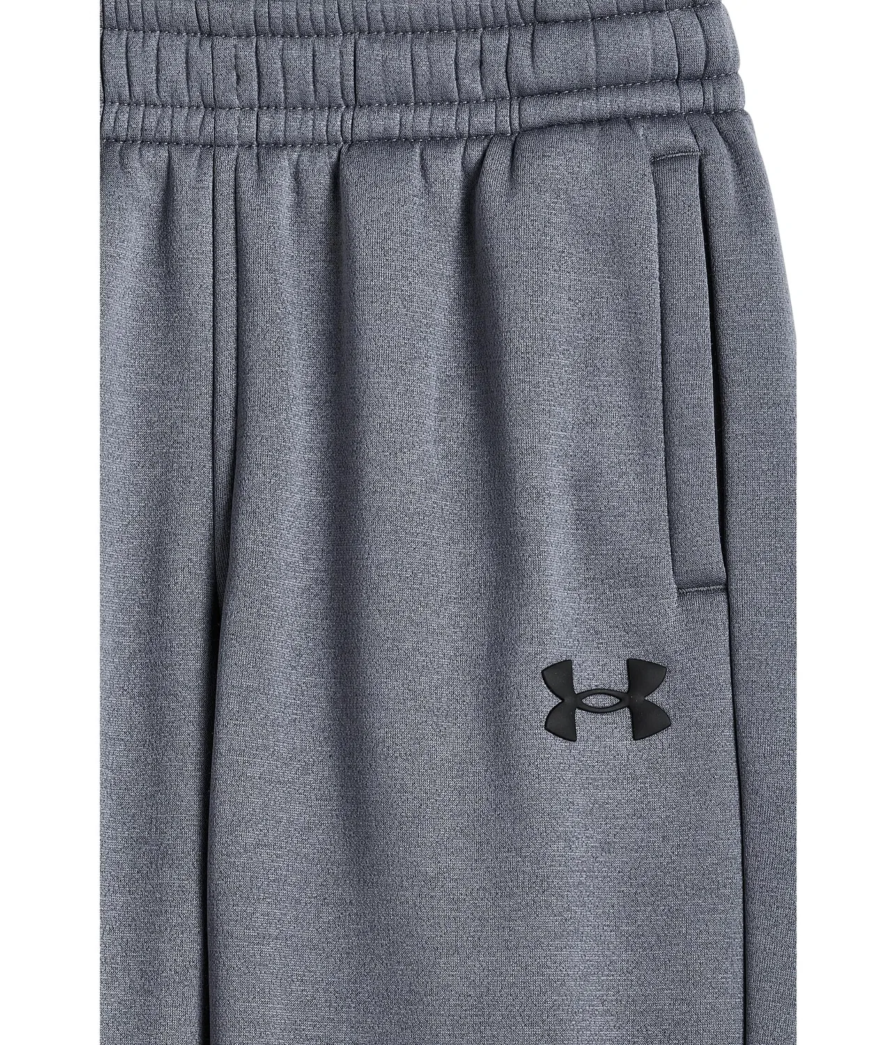 Спортивные брюки Armour Fleece (для детей постарше) Under Armour Kids, Castlerock/Black — фото 3