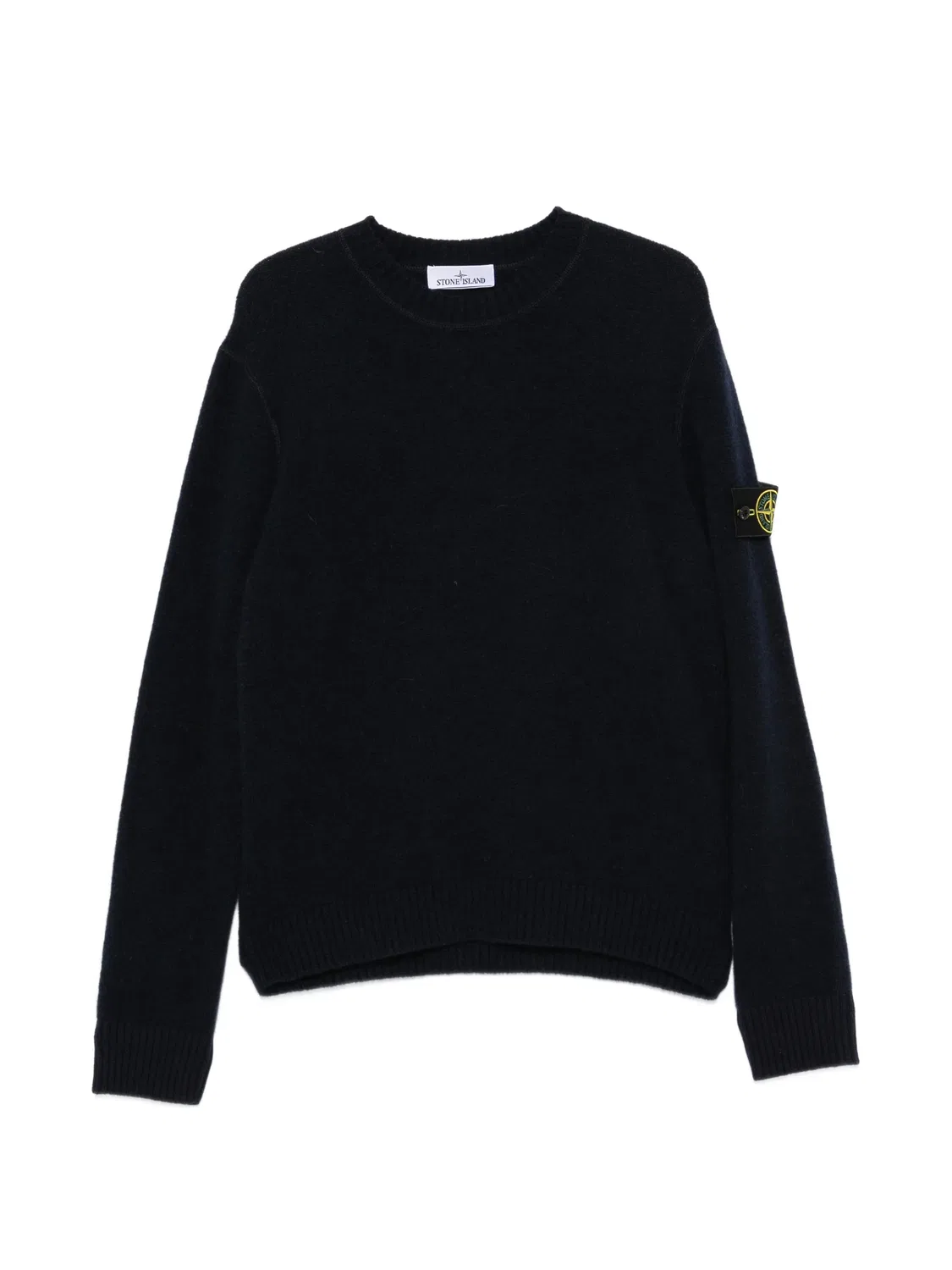 Stone Island Синий джемпер с нашивкой-логотипом