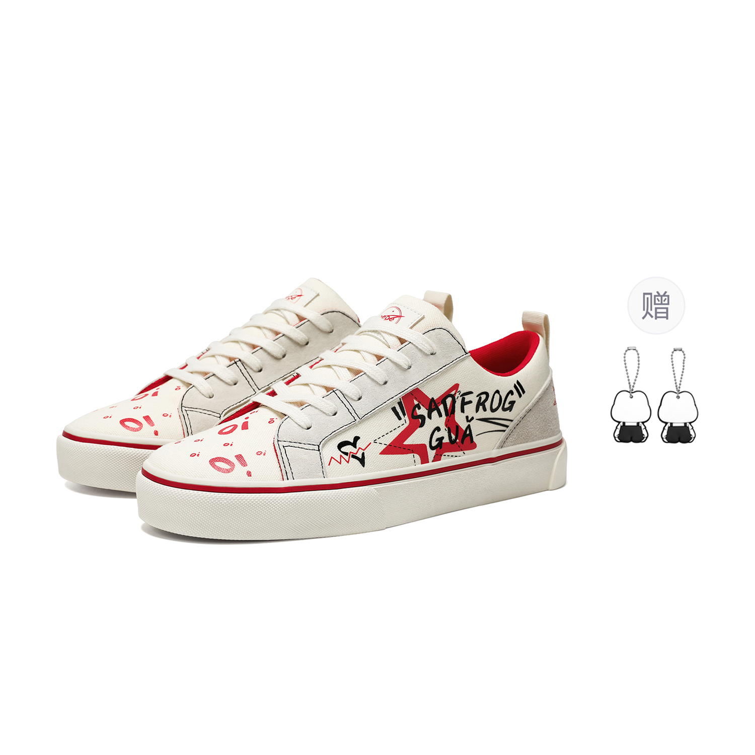 

Pepe The Frog Низкие скейтерские кроссовки унисекс Raw White с дроп молдингом, цвет Raw White+Comes with Drop Molding