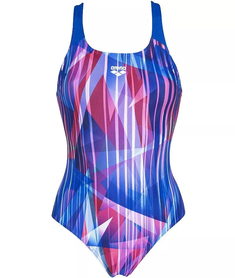 

Женский сплошной купальник Arena Shading Prism Pro Back, мультиколор
