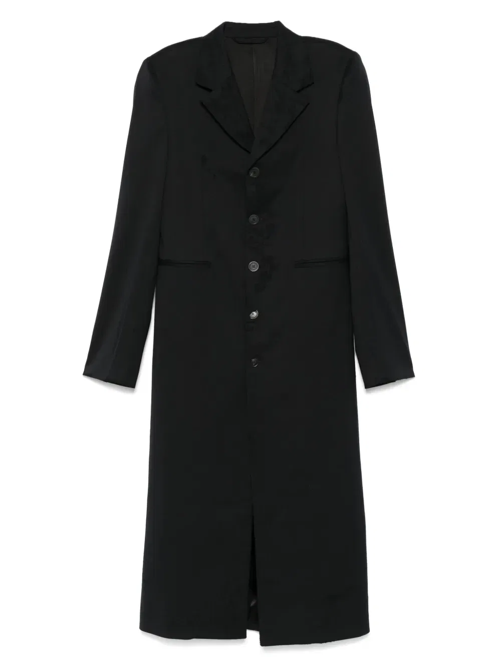 Однобортное пальто Balenciaga, черный