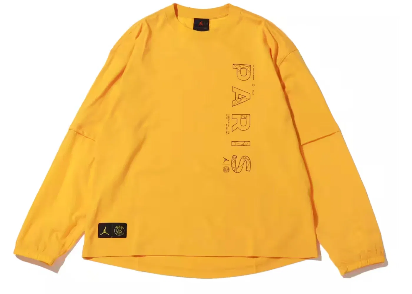 Мужская футболка с длинным рукавом Jordan L/S T-shirt (Asia Sizing), Taxi/Black