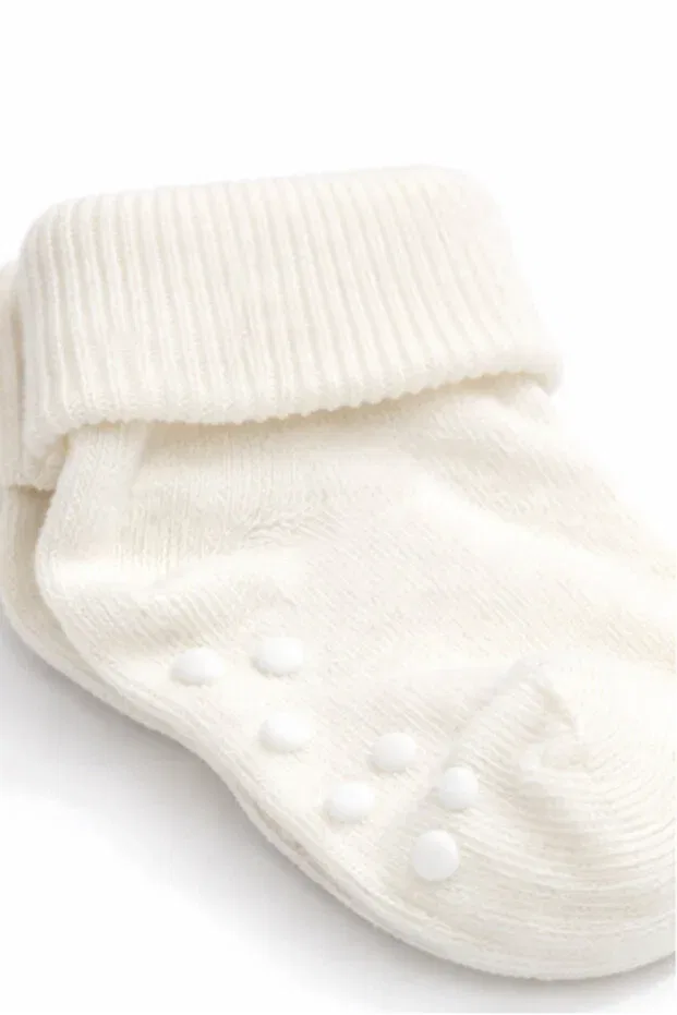 Детские носки для детей с принтом 6-Pack For My Baby, Beige — фото 2