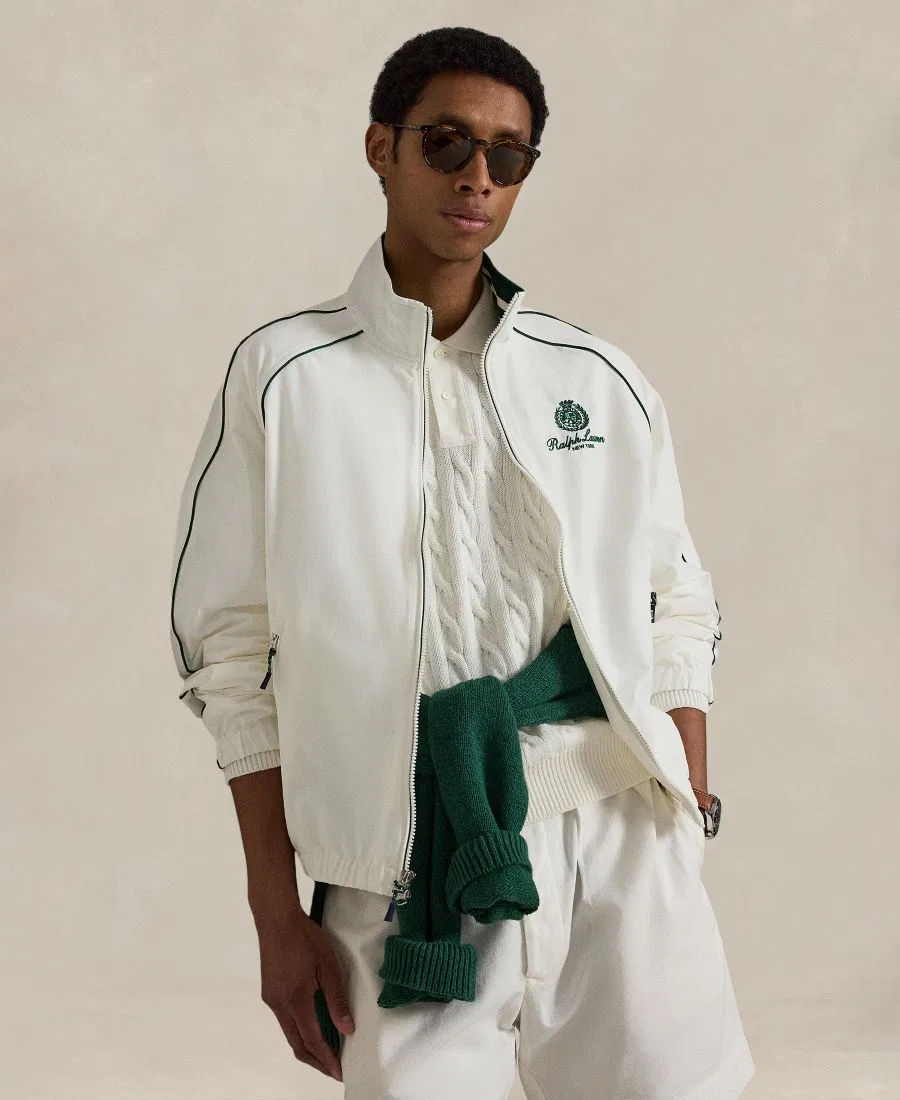 Мужская куртка с длинным рукавом Oakfort Faille Polo Ralph Lauren, Paper White