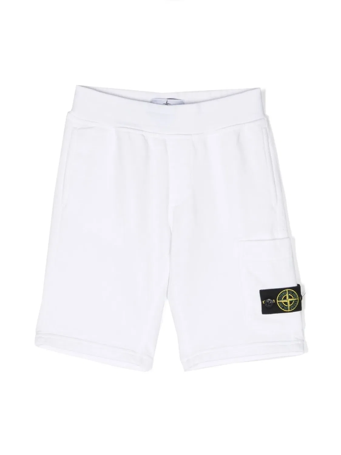 Шорты с компасом Stone Island, белый