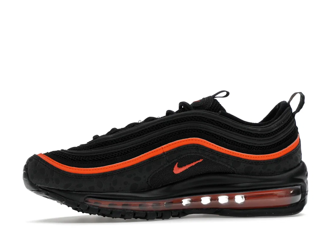 Детские кроссовки Lifestyle Nike Air Max 97, Black/Safety Orange/Black — фото 3