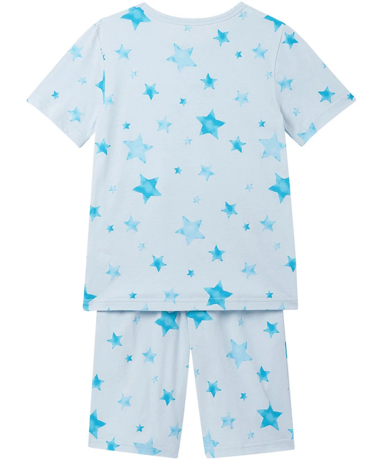 Детская пижама с коротким рукавом и шортами, модель PI·RE WACOAL KIDS BABY, Blue — фото 4