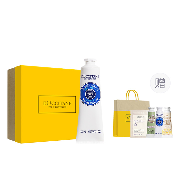 

Крем для рук Shea Butter Classic с ароматом попурри, увлажняющий, восстанавливающий LOCCITANE, [60ml Ready]Shea 30ml+10ml*3+6ml Shampoo Free