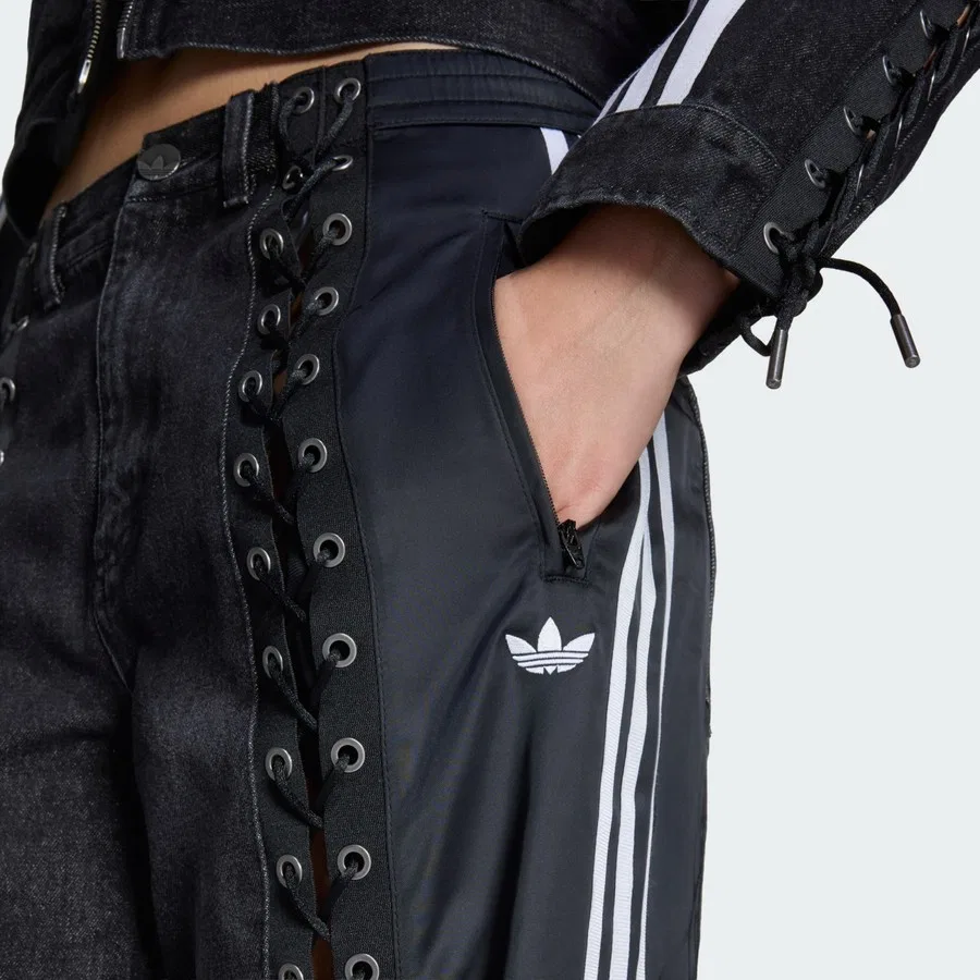 Джинсовые брюки с завязками Originals KS3878 adidas, Черный — фото 4