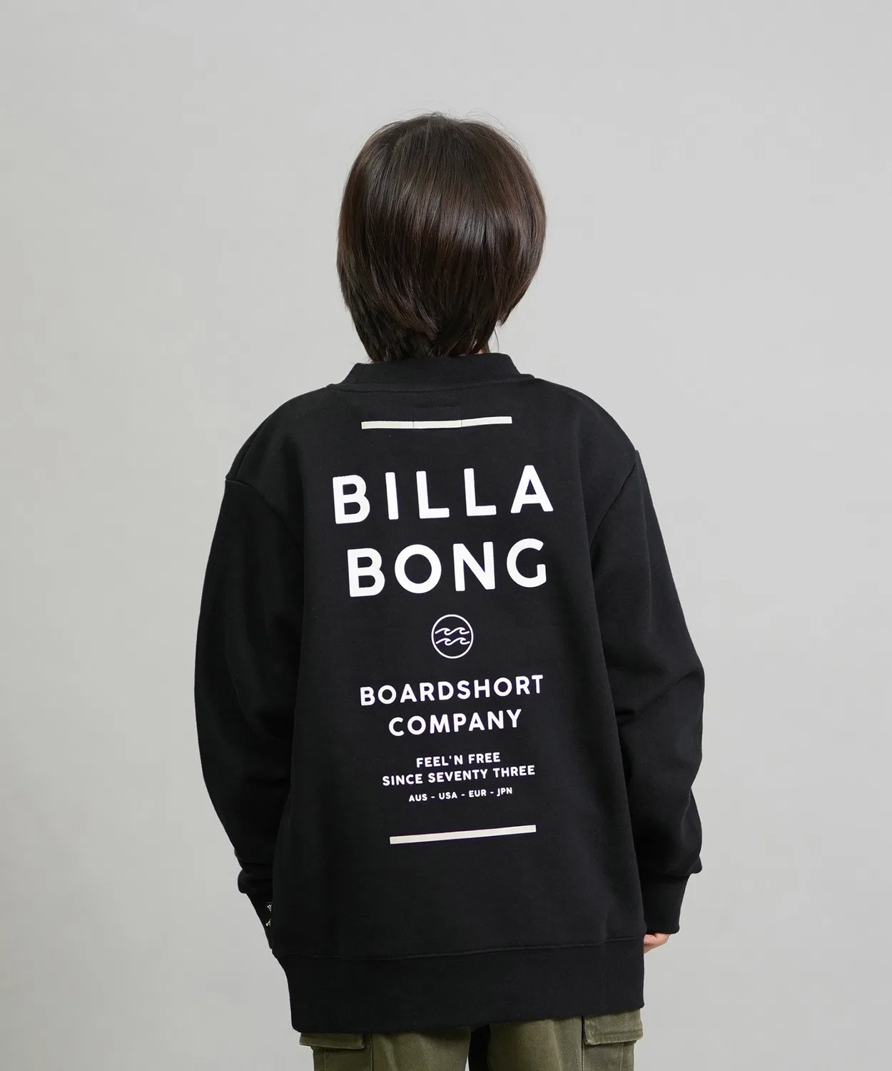 Детский свитшот с длинным рукавомс принтом SUN BLOCK BILLABONG, Green — фото 3
