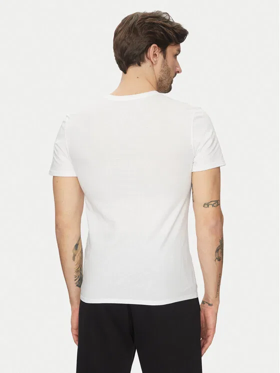 Комплект футболок slim fit Lacoste, белый — фото 4