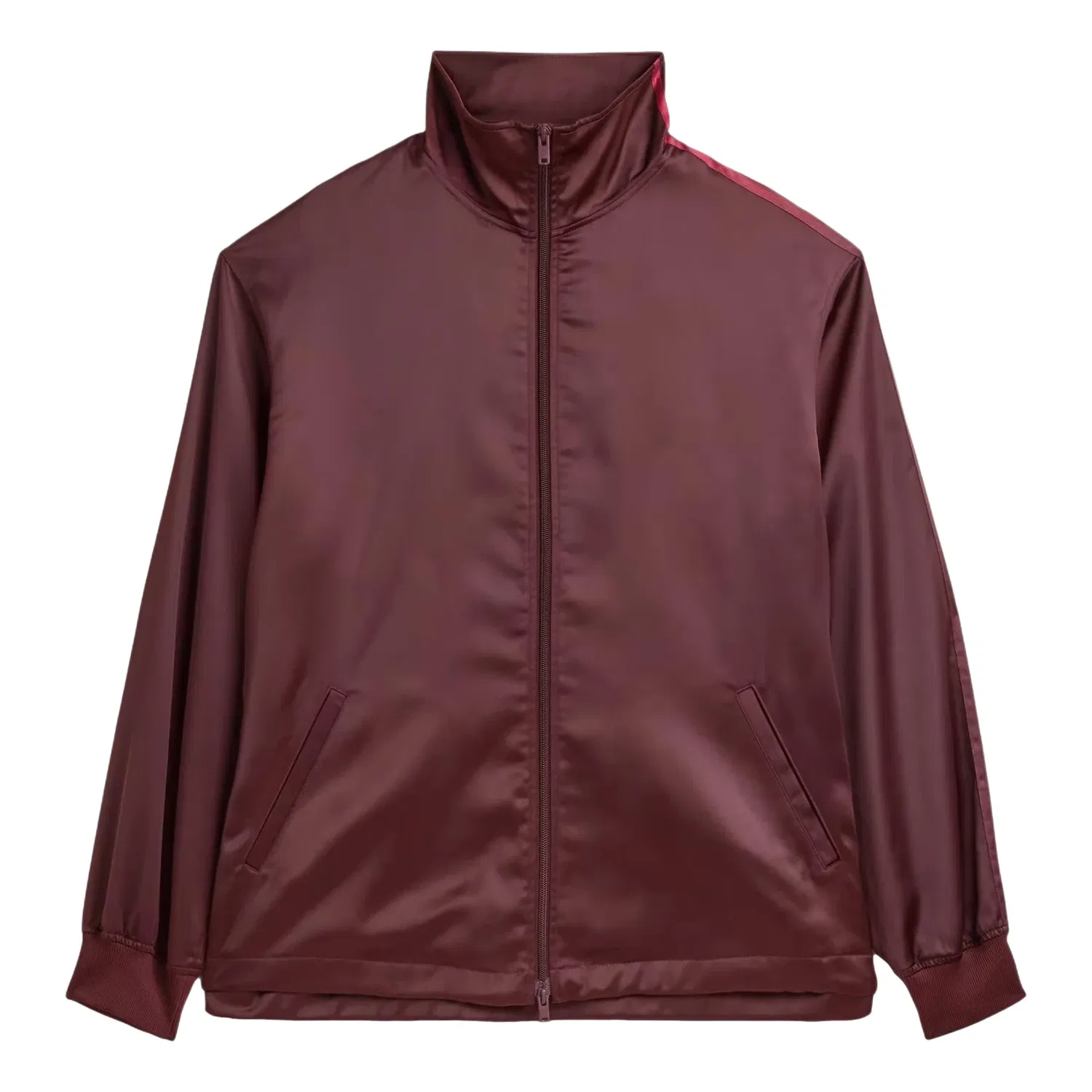 Мужская куртка Y-3 Satin Gradient 3-Stripes Track Top Asia Sizing 'Night Red' adidas, Night Red