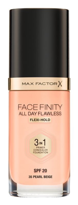 

Тональный крем повышенной стойкости SPF 20 Max Factor Facefinity All Day Flawless, оттенок 35 Pearl Beige 30 мл