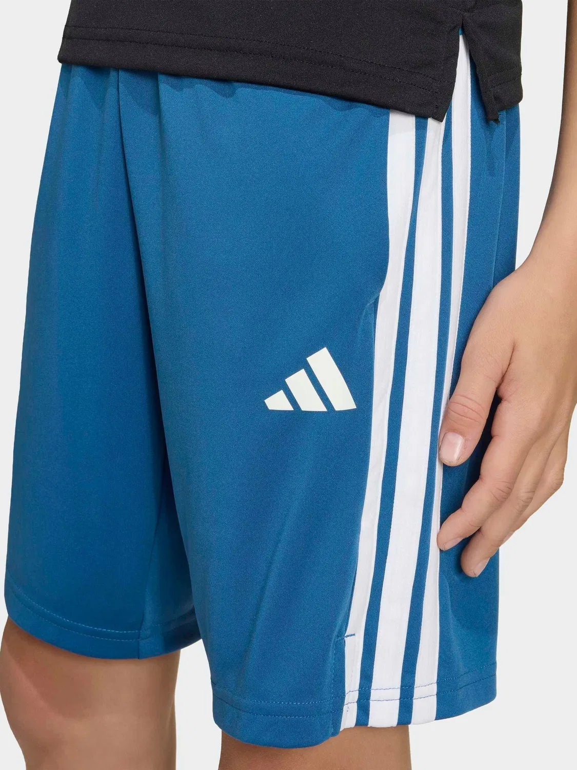 Шорты спортивные Train Essentials 3-Stripes adidas, синие — фото 4