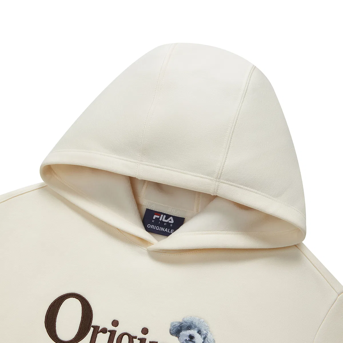 Детская толстовка с капюшоном Maltose White FILA KIDS — фото 4