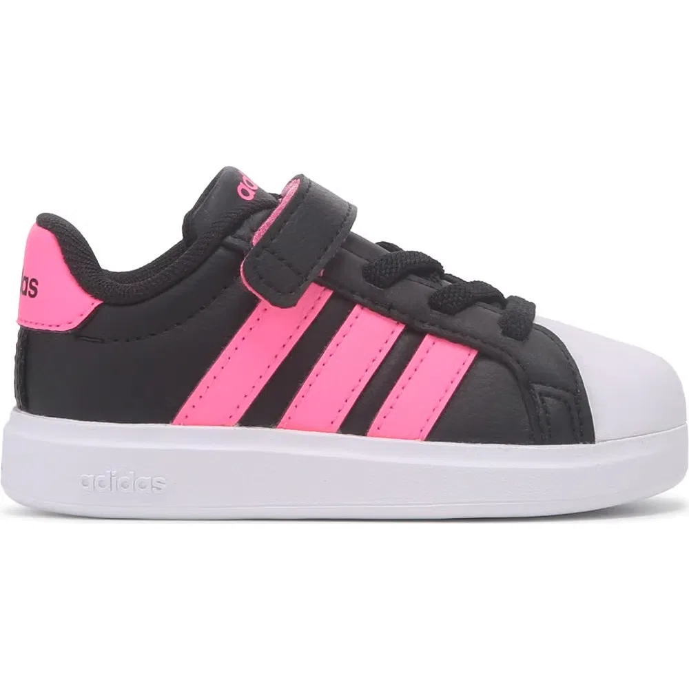Детские кроссовки для малышей Streettalk Adidas, Black/Pink — фото 2