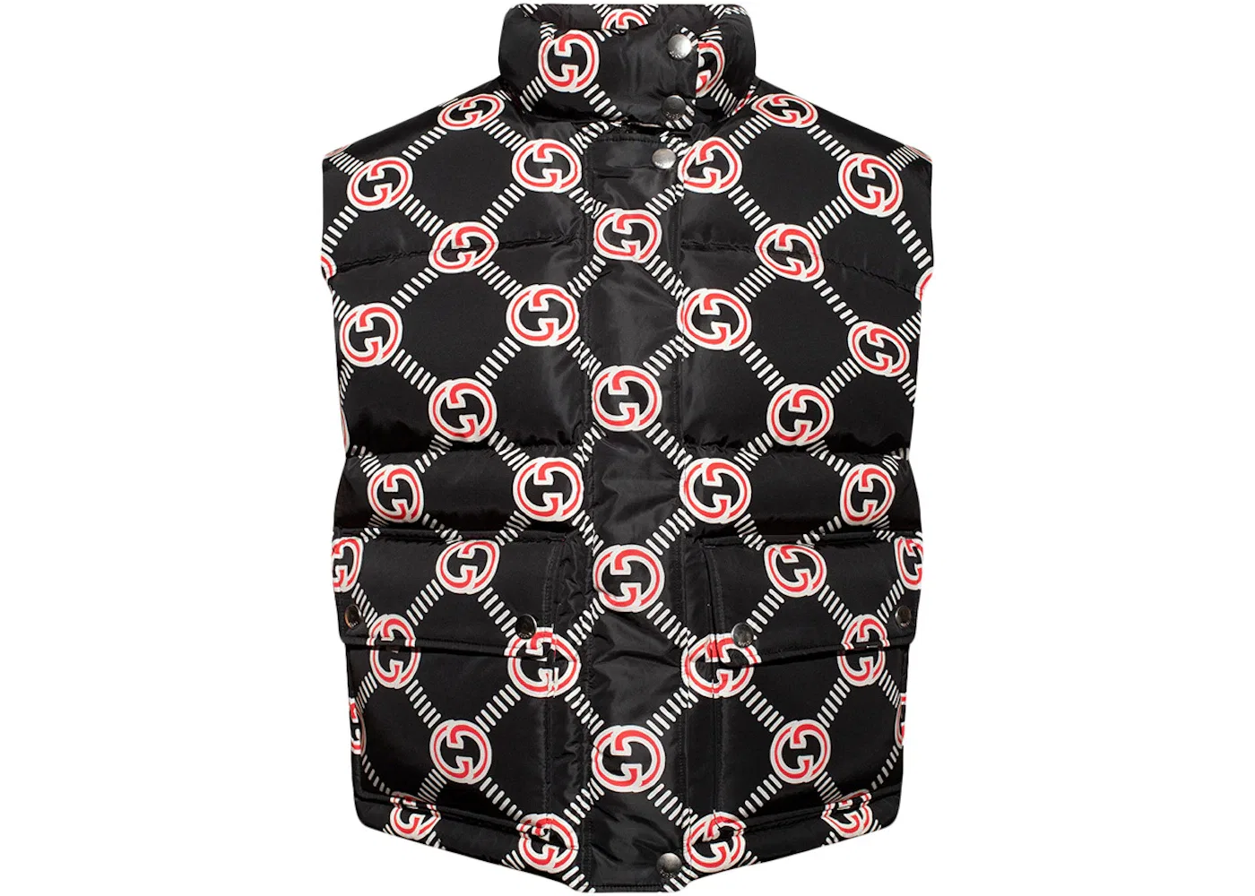 Женский жилет с логотипом Interlocking G Gucci, Black
