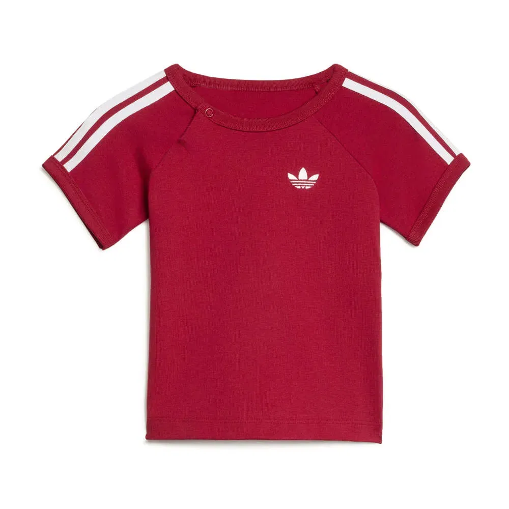 Детская футболка с коротким рукавом Adicolor 3 Stripe Adidas Originals, Red