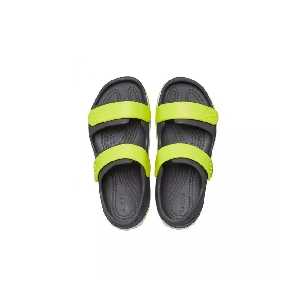 Детские сандалии Crocband Cruiser Sandal K Crocs, Grau Schwarz Dunkelgrau — фото 4