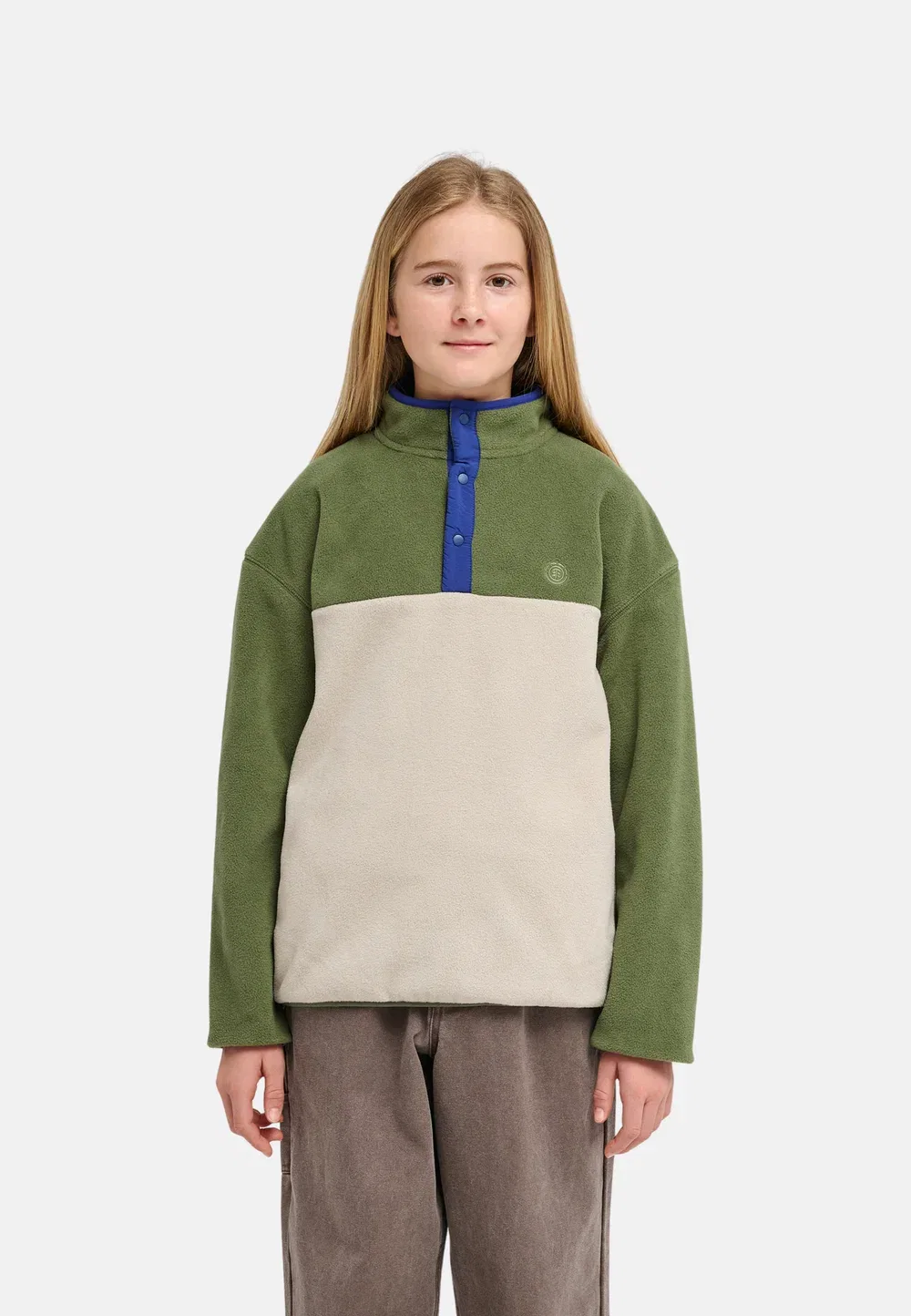 Одежда Jungen 8-16|внешний слой elbjk00149 - флисовый джемпер Element, Green — фото 2