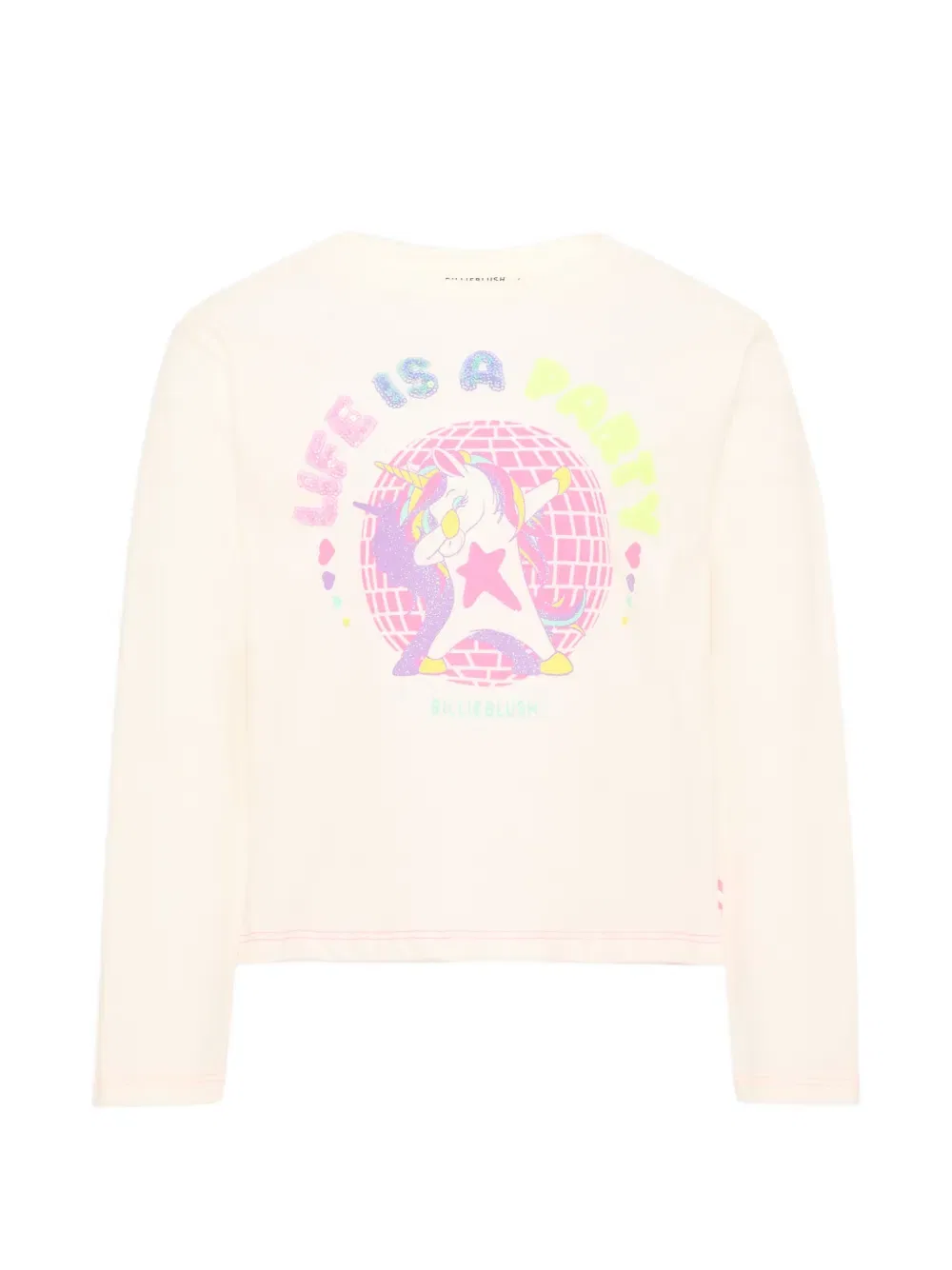 Футболка с пайетками Unicorn Billieblush, цвет Ivory White