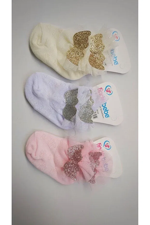 Детские носки для девочек хлопковые Fancy 6 пар Fındık Bebe, Colored — фото 2
