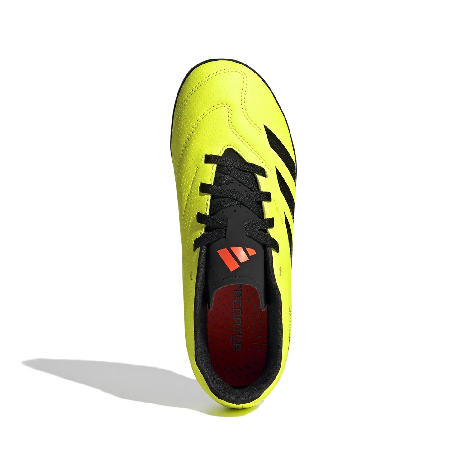Детские бутсы для мальчиков с твердым покрытием Predator Club Tf J Adidas, Team Solar Yellow 2 Core Black Solar Red — фото 2