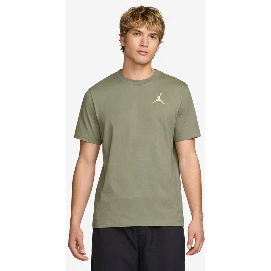 Футболка с принтом Air Jordan Jumpman SS Crew Nike, Зеленый