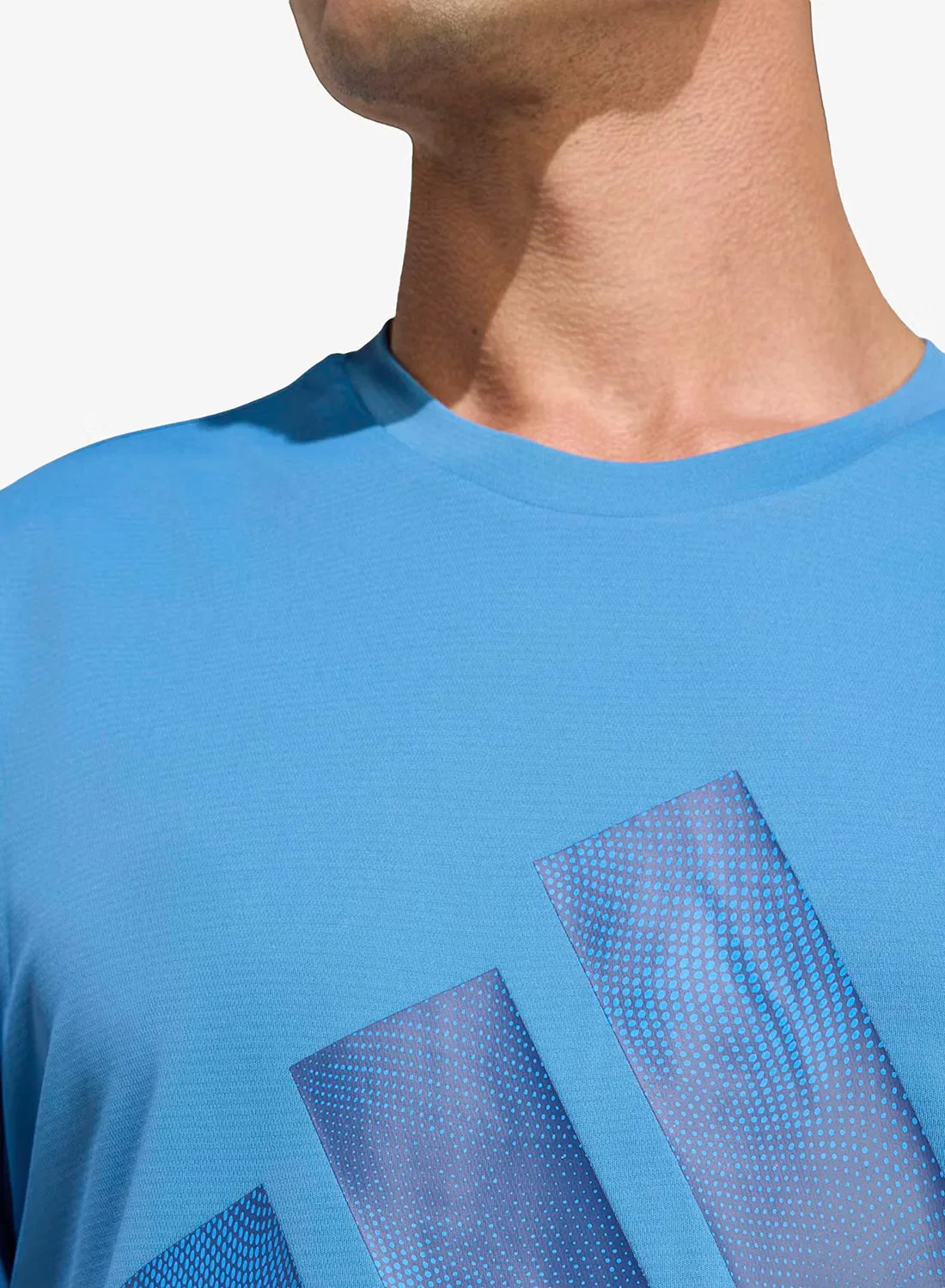 Футболка с принтом Adi365 running essentials Adidas, бежевый — фото 3