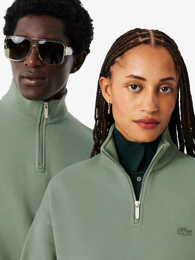 Пуловер полузастегнутый свободного кроя SH7759 LACOSTE — фото 2