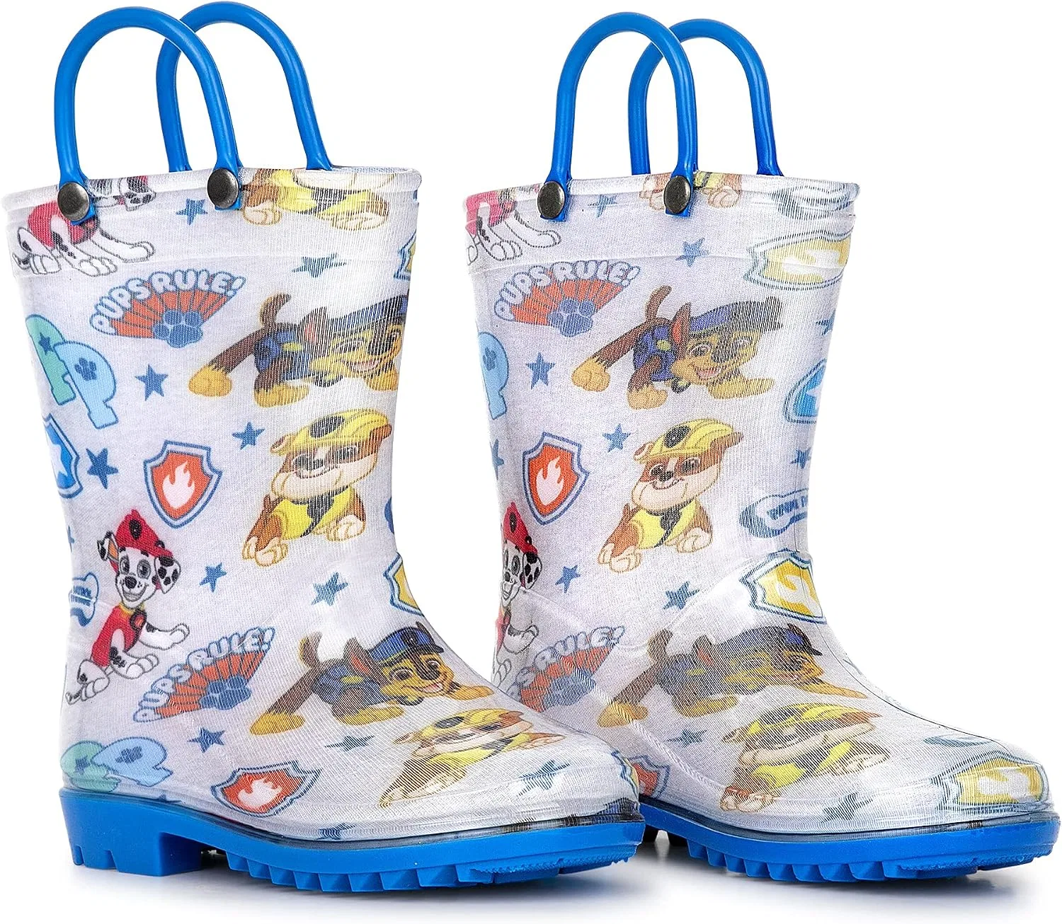 Детские сапоги для мальчиков с принтом Paw Patrol Nick, Light Blue