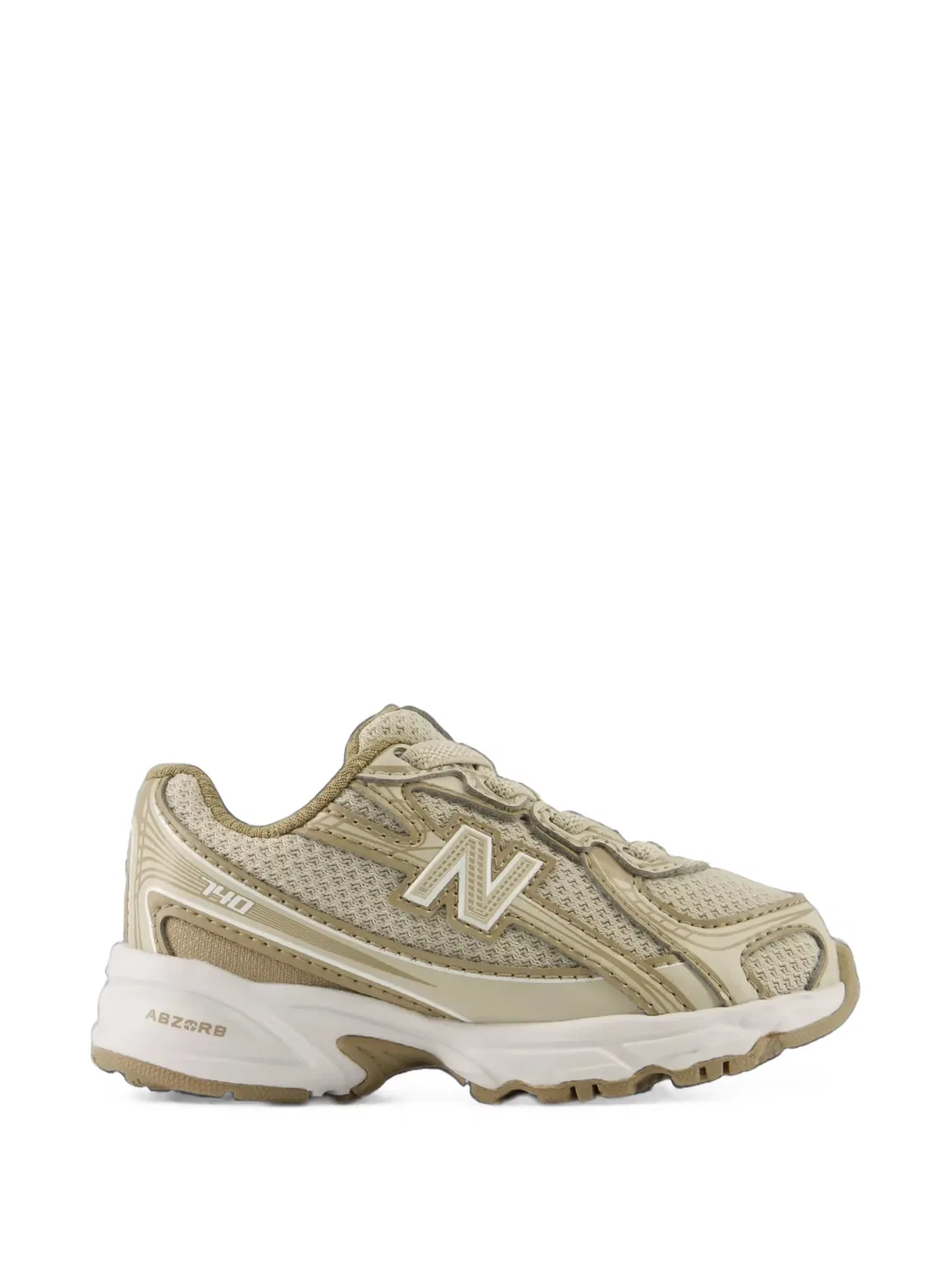 Кроссовки 740 на эластичных шнурках New Balance Kids, нейтральные цвета — фото 2