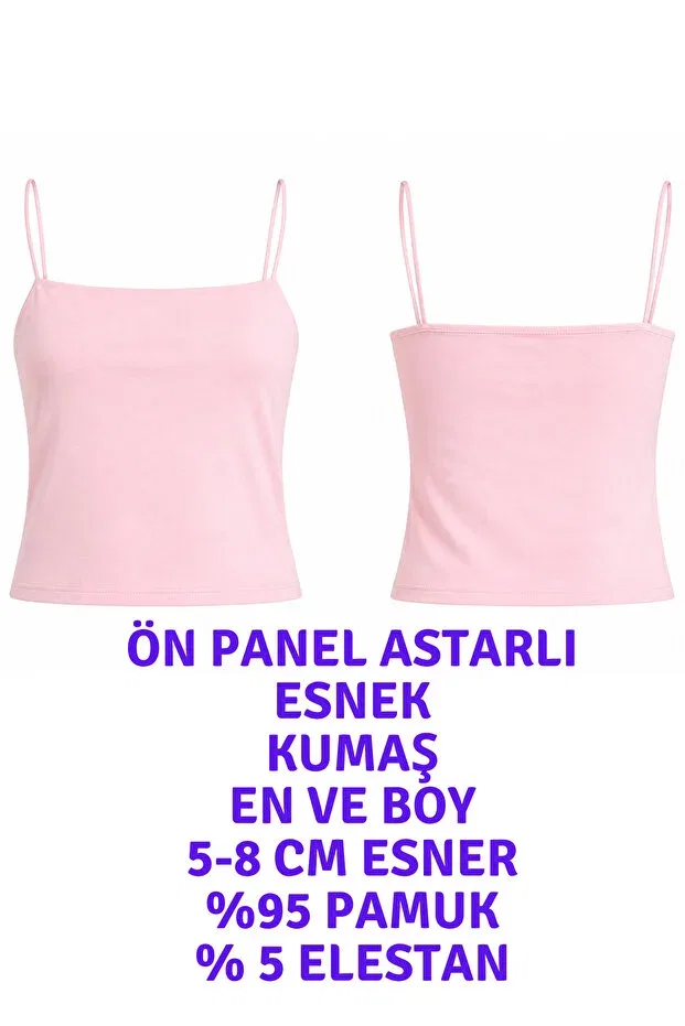 Детский топ для девочек с бретелями хлопковый Nonno Kids, Pink — фото 3