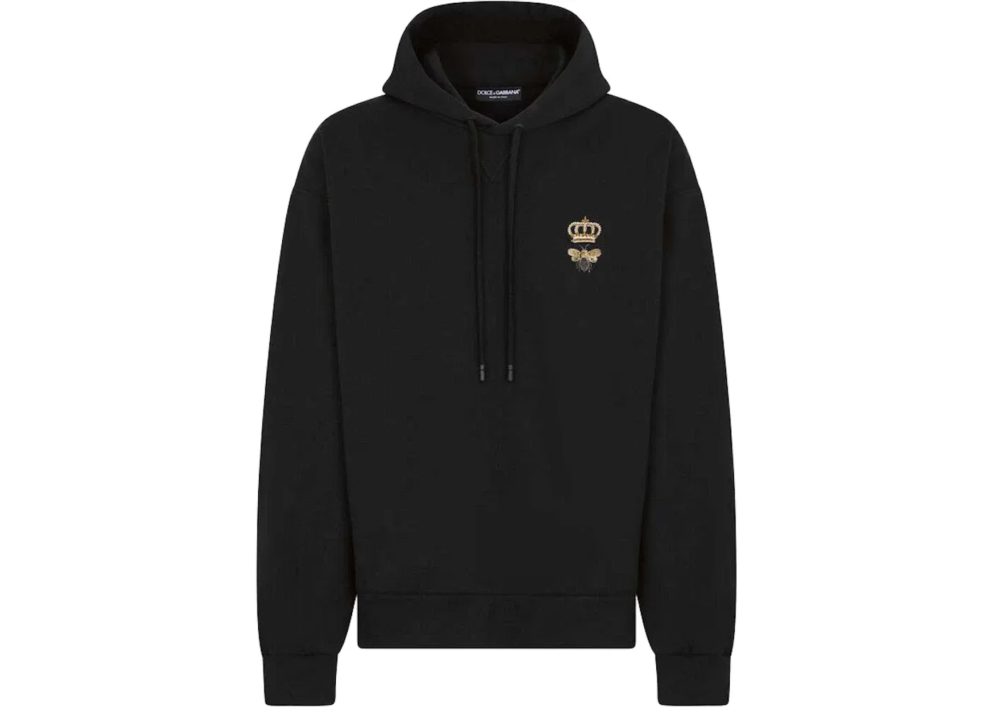 Мужская худи с вышивкой Dolce & Gabbana, Black