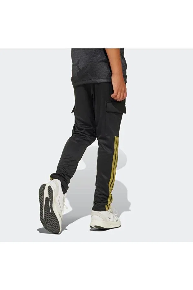 Детские спортивные штаны для девочек скинни Adidas, Black — фото 3