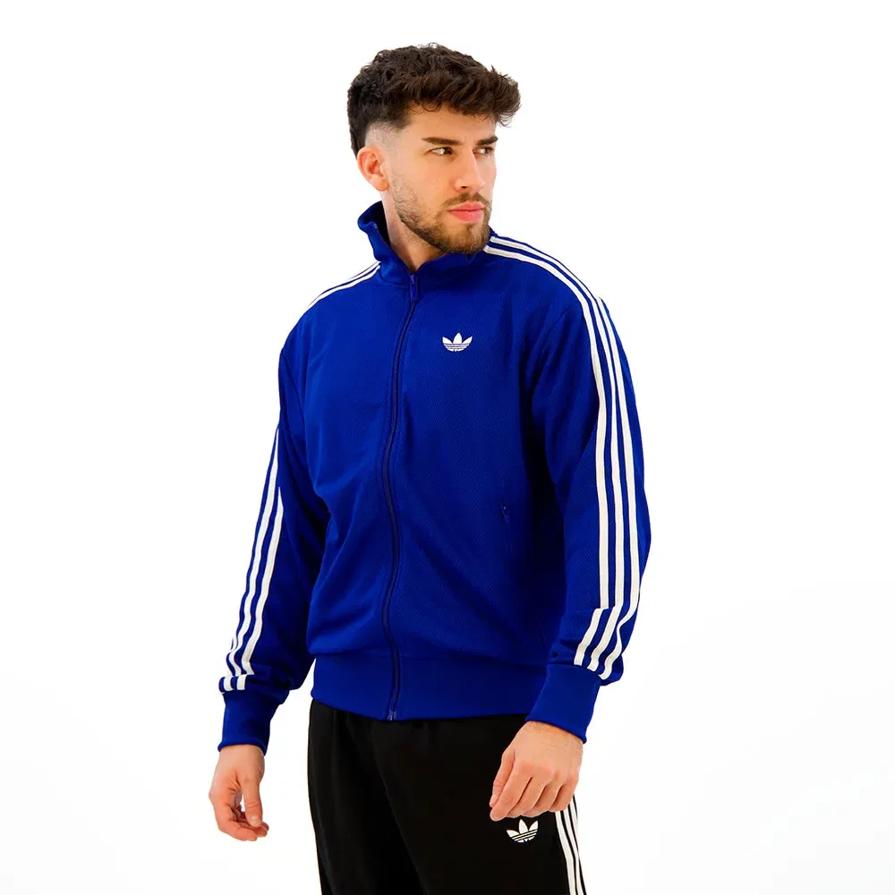 Свитшот на молнии Firebird Adicolor Adidas Originals, синий — фото 4
