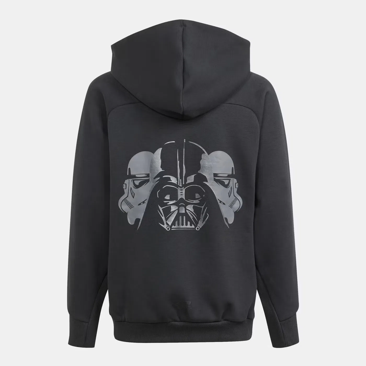 Худи на молнии с принтом Star Wars Z.N.E. Adidas, черный — фото 2