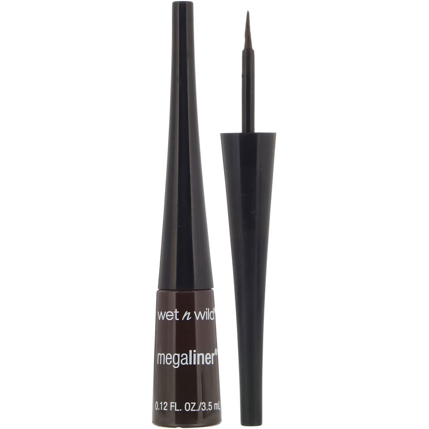 

Wet n Wild, Жидкая подводка для глаз MegaLiner, темно-коричневый цвет, 3,5 мл