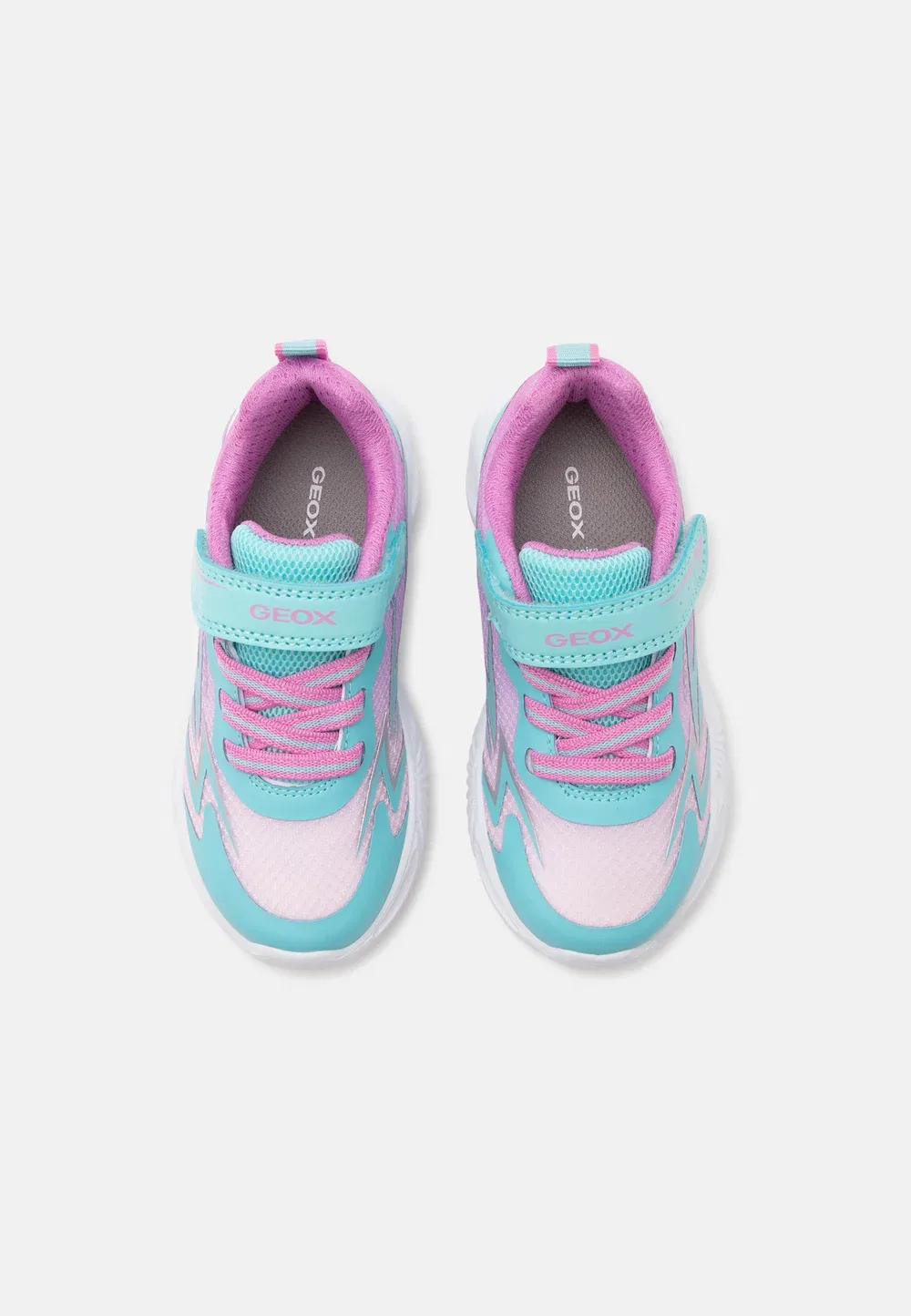 Девушка-Ассистентка - тренеры Geox, Light Blue/Pink — фото 4