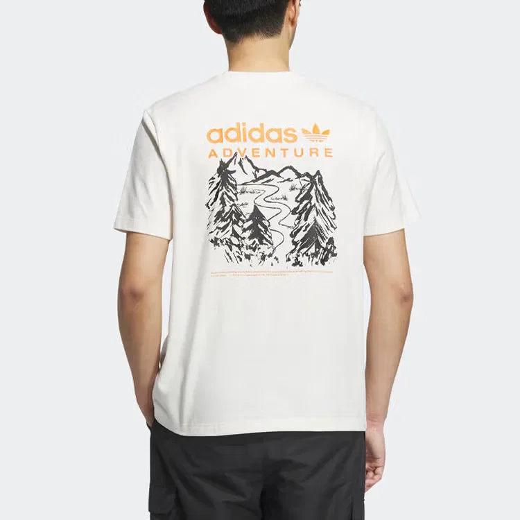 Футболка с принтом Adventure Adidas, белый — фото 3