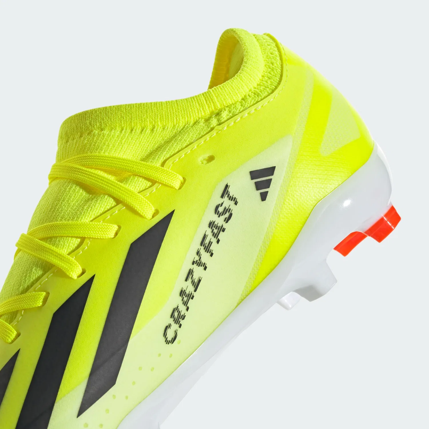 Детские бутсы для мальчиков X Crazyfast League Multi-ground Boots Adidas, Solar Yellow Core Black Cloud White — фото 4