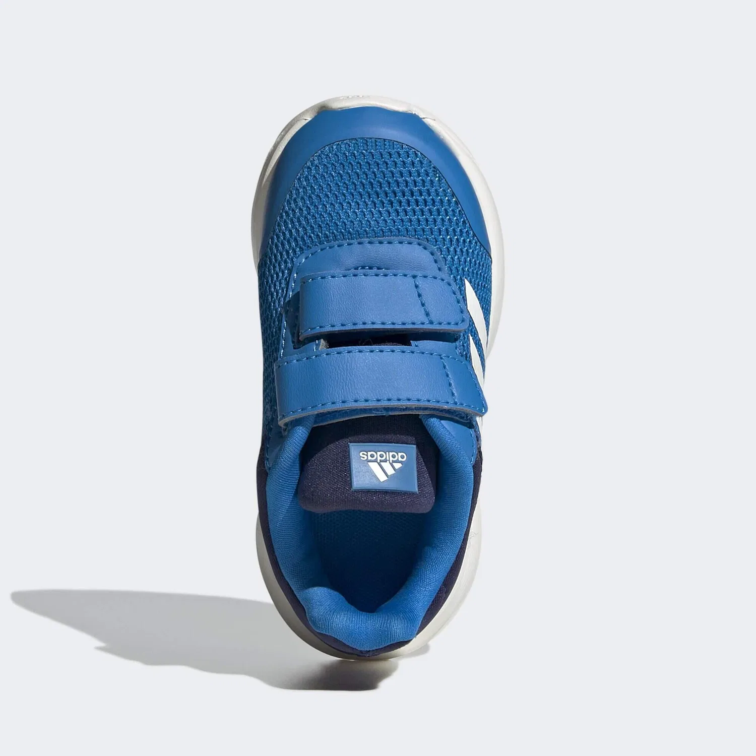 Детские кроссовки с липучкой Tensaur Run Adidas, Blau Weiss Dunkelblau — фото 3