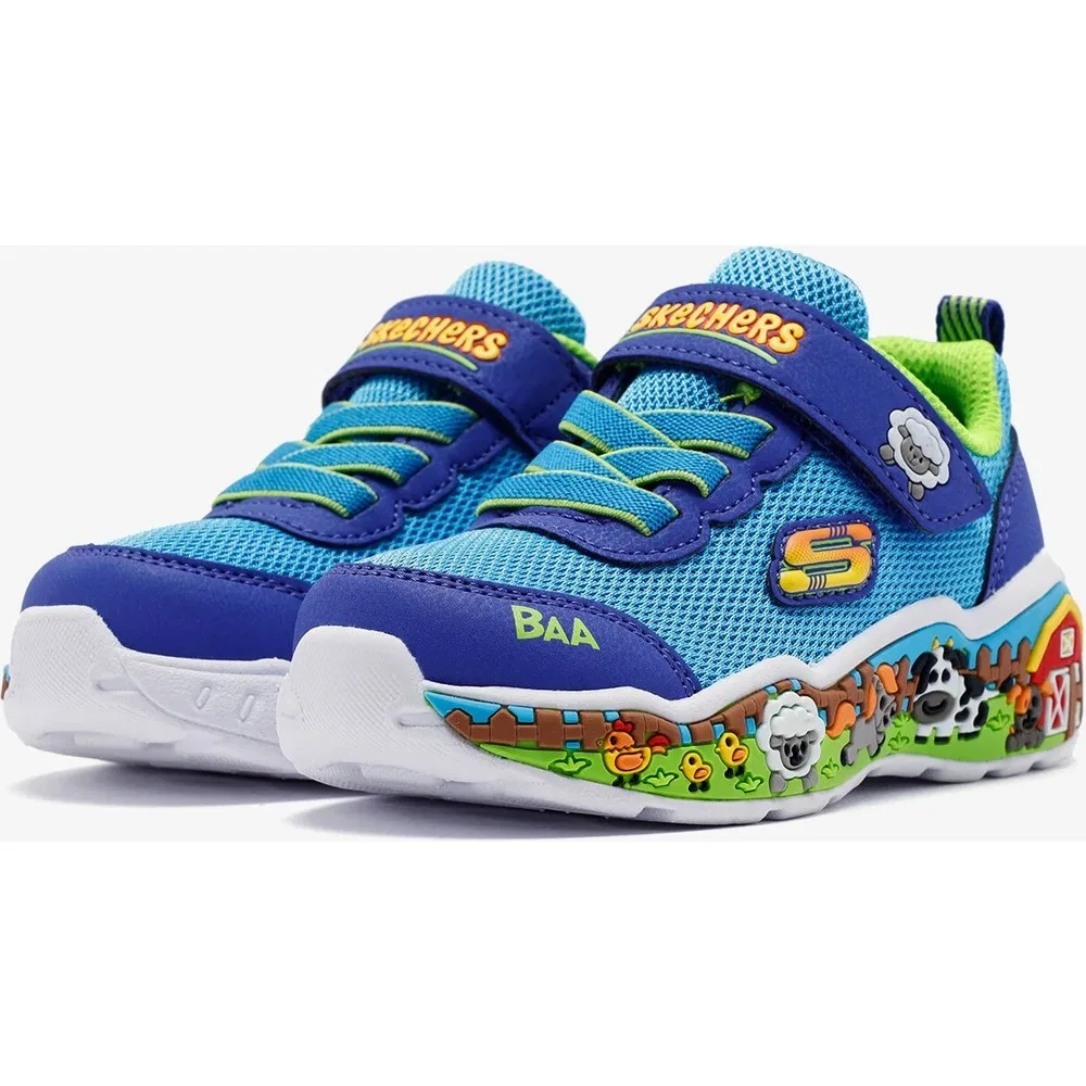 Детские кроссовки для мальчиков с принтом Play Scene Skechers — фото 3