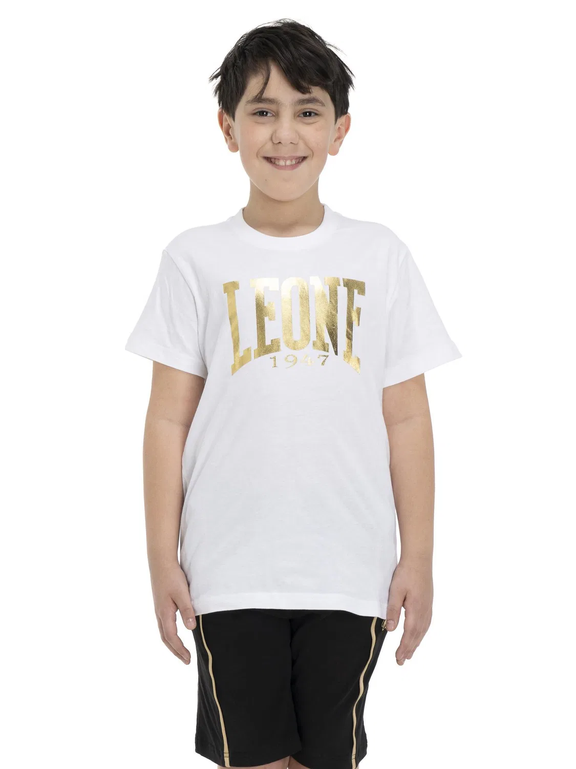 Детский спортивный костюм Gold Line Leone 1947 Apparel, Weiß Schwarz — фото 2
