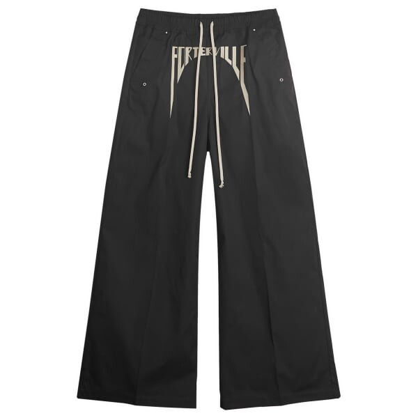 

Широкие брюки Porterville из хлопкового поплина Bela Rick Owens, черный