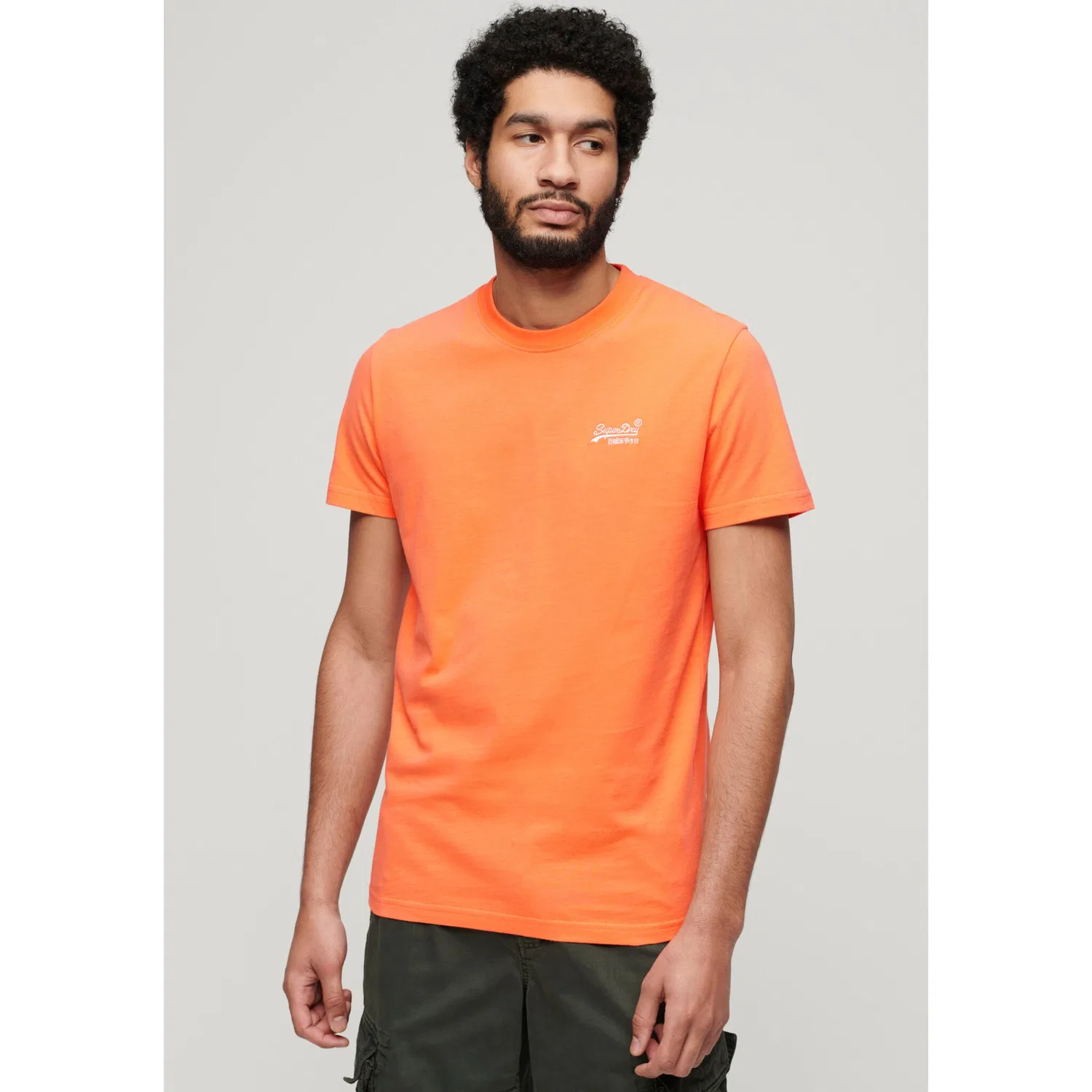Детская хлопковая футболка с логотипом Superdry, Sunbust