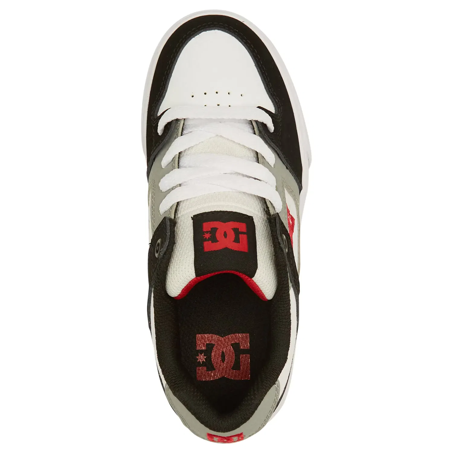 Детские кроссовки для мальчиков кожаные Pure DC Shoes, Blanco — фото 4