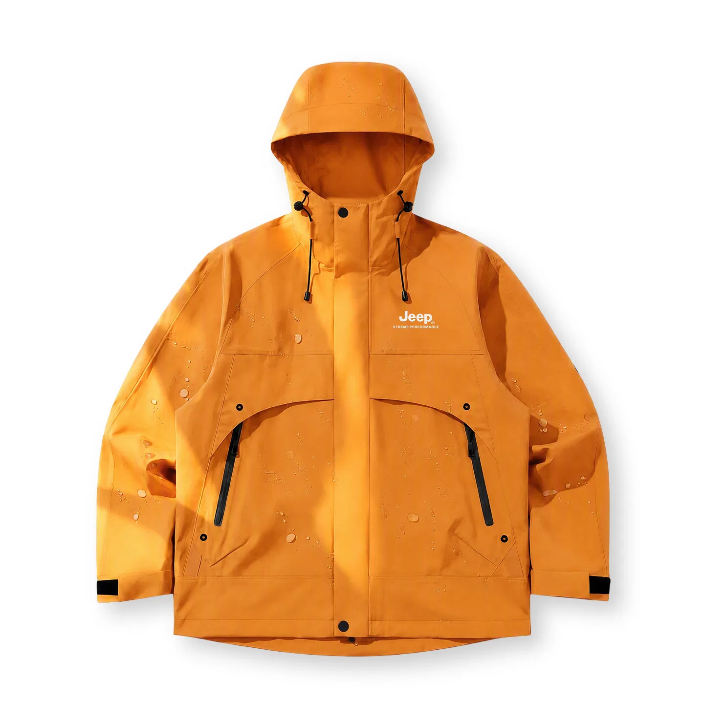 Детский худи с капюшоном, прямой крой, Jeep, Orange
